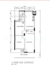 Blk 154 Hougang Street 11 (Hougang), HDB 3 Rooms #599566931